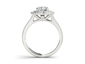 Anillo Clásico de Oro Sólido de 14K con Diamante Cultivado en Laboratorio de 1 Quilate, Corte Brillante Redondo VS VVS EF, para Uso Diario, Bodas y Estilo Moderno - Product Image 4