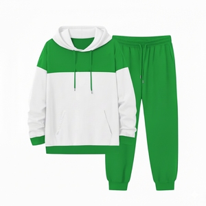 Conjunto Deportivo para Hombre 2025, 2 Piezas, Sudadera con Capucha + Pantalones con Cordón, Ropa Deportiva Masculina para Correr, Otoño - Product Image 1