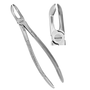 Forceps d'extraction Fig. 79 pour molaires inférieures, modèle anglais, en acier inoxydable, outil chirurgical pour extraction dentaire - Product Image 2