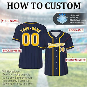 Camiseta de Béisbol Sublimada Personalizada a Precio Económico para Hombre, Venta al Por Mayor, Fabricación Profesional, Camiseta de Béisbol Juvenil para Hombre en Oferta - Product Image 2