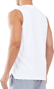 High Quality Men's <b>Muscle</b> Tank Top Breathable Eco-Friendly Anti-UV Spandex/Cotton Workout Gym <b>Vest</b> Performance Activewear - Product Image 3