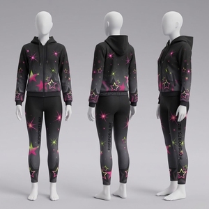 Ropa de Calentamiento Personalizada para Animadoras y Bailarinas, Sublimación, Ropa de Equipo de Baile, Marca Privada, Ropa de Práctica para Animadoras, Ropa de Baile, Ropa de Entrenamiento de Baile - Product Image 4