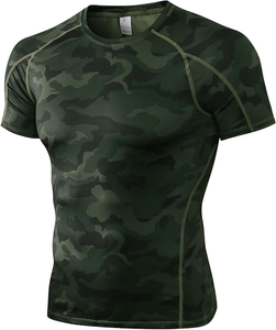 OEM Men's Unisex Gym Compression Shirts Spandex BJJ Rashguard Heat-Transfer Printing Breathable 240g Fitted MMA Surfing Diving - Product Image 1
