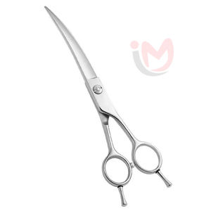 Ciseaux de toilettage pour animaux de compagnie en acier inoxydable, droits et tranchants, 7 pouces, pour chiens et chats, outil professionnel de salon - Product Image 4