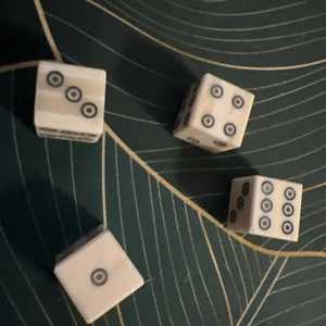 Premium Artisan Bone Polyhedral <b>Dice</b> <b>Set</b> 7-Piece Natural Eco-Friendly Durable for Tabletop RPG Board Games Tradebyd - Product Image 1