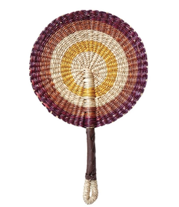 พัดสานมือจากเวียดนาม ทำจากวัสดุธรรมชาติ ใช้เป็นเครื่องมือคลายร้อน เป็นมิตรกับสิ่งแวดล้อม ของตกแต่งบ้านสไตล์เรียบง่าย ของขวัญ - Product Image 1