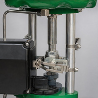 Vanne de régulation linéaire pneumatique à diaphragme, actionneur électropneumatique, positionneur électropneumatique, raccordement à bride PN16 pour OEM industriels