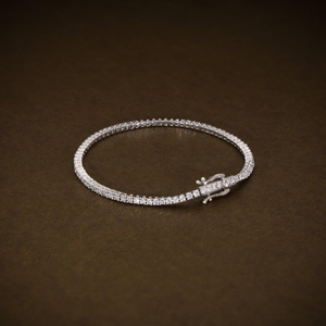 2 mm Lab Grown Diamond Tennis Bracelet Unisex IGI Certified 14K <b>Gold</b> Brilliant Cut 3 GRMS Elegant Wedding <b>Party</b> Jewelry Gift - Product Image 6