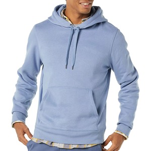 Wholesale Blank Hoodie Sweatshirt Solid <b>Sky</b> <b>Blue</b> Cotton Blend Fleece Pullover Hoodie <b>Top</b> Unisex Casual Breathable Quick Dry - Product Image 2