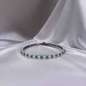 Sterling <b>Silver</b> Emerald Luxury Vintage IGI Certified <b>Bangle</b> Dainty Minimalist Design Gemstone Jewelry Handmade Women Wholesale - Product Image 4