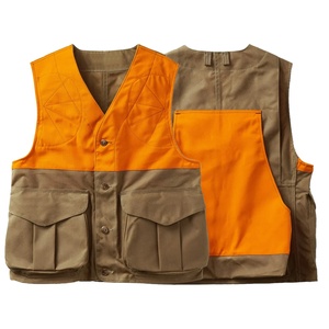 Gilet de chasse orange durable et personnalisé, léger, respirant, multi-poches - Product Image 5