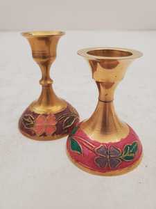 Handmade Brass Vintage <b>Small</b> <b>Candle</b> Holder With Irregular Shape And Polish Finished For Home Decoration Metal <b>Candle</b> Stand - Product Image 4