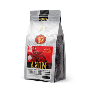 HucaFood Co. Ltd de Moka Grains de café Arabica torréfiés moyens Emballage de sac de goût neutre-Services OEM/ODM disponibles - Product Image 2