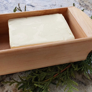 Wooden Butter Dish With Lid Natural Finish Butter <b>Storage</b> Container For <b>Kitchen</b> Dining Table Elegant Serveware From India - Product Image 1