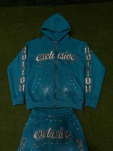 Ensemble de survêtement décontracté premium : sweat à capuche oversize et short - Product Image 3