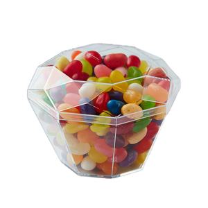 Kwang Hsieh Small <b>Clear</b> Diamond Shaped <b>Plastic</b> Mini Candy <b>Container</b> - Product Image 2