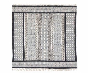 Cotton Bohemian Accent <b>Rug</b> Handmade Flatweave Geometric Pattern Eco-Friendly Anti-Slip Living Room Bedroom Area <b>Rug</b> - Product Image 5