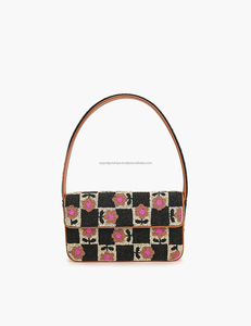 Diseñador de estilo bohemio indio de gran capacidad, bolsos de mensajero hechos a mano para mujer, bolso de compras de noche, estilo bohemio con cuentas, venta al por mayor - Product Image 5