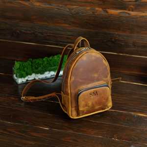 Mochila de Cuero Genuino Personalizada OEM al por Mayor, Bolsas y Maletas de Fábrica, Bolsa de Hombro de Cuero para Mujer LSBP-0124 - Product Image 1
