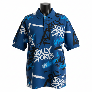 Breathable <b>Women</b> athletic interlock knit GSM <b>polo</b> <b>shirt</b> breathable blue <b>black</b> all over print sublimation logo <b>Women</b> <b>Polo</b> <b>Shirts</b> - Product Image 6