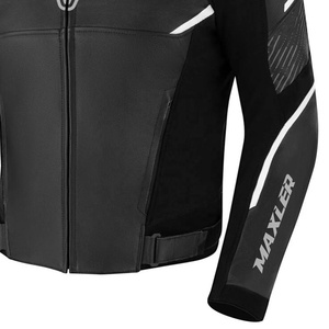 Nuevo traje de montar en bicicleta deportivo de cuero transpirable a prueba de viento para exteriores, chaqueta de moto personalizada para hombres con tela alta - Product Image 5