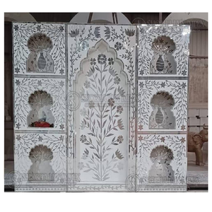 Modern Trending Wooden <b>Wedding</b> Mirror Carved Stage Backdrop Panel Circle Square Rectangle-for Event Parties Decorate <b>Box</b> Packed - Product Image 1