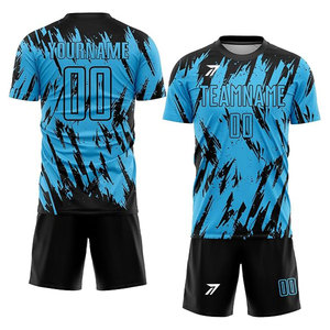 Soccer Uniform Set Adult Professional Quality Breathable Custom Team Logo Number Wholesale Supplier - Product Image 2