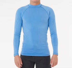 Camiseta Deportiva de Manga Larga para Hombre, Blanca, de Secado Rápido, Sin Costuras, de Spandex y Poliéster, de Alta Calidad, Superventas - Product Image 4