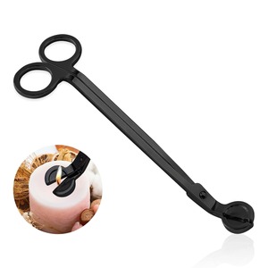 Contemporary Gold Tone <b>Candle</b> Wick Trimmer Stylish <b>Candle</b> Care Tool With Sharp Precision Blade For Even Wick Cutting Long Handle - Product Image 2