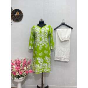 ชุดพลาสโซที่สวยงามสำหรับผู้หญิงพร้อมพิมพ์ลายดิจิทัลแฟนซี - Product Image 1