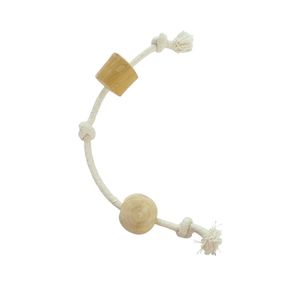 TH GLOBAL VIETNAM Jouet à mâcher pour chien en corde de coton tressée écologique, pour chiens de grande et moyenne taille, usage intérieur, style classique, respectueux des dents, emballage carton - Product Image 1