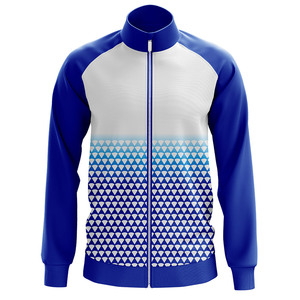 Chaqueta deportiva para hombre con cremallera, cuello alto, ropa deportiva exterior, logotipo personalizado, abrigo de entrenamiento de invierno, impresión por sublimación, cremallera. - Product Image 1