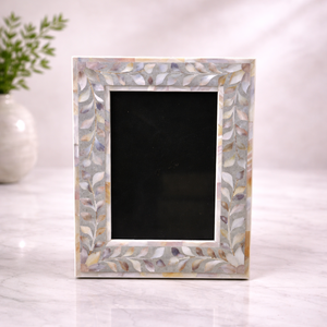 กรอบรูปตั้งโต๊ะลายดอกไม้พิมพ์ลาย UV งานฝีมือประดับกระดูกงู ชุดของตกแต่งบ้านสุดหรู ของขวัญ - Product Image 2