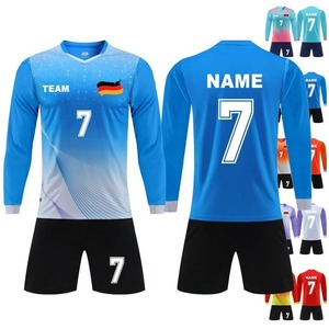 Maillots de football de sublimation haute qualité en tissu mesh respirant, designs personnalisés, kits de football unisexes légers à manches courtes - Product Image 5