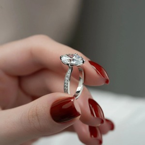 4.35 CT Lab Created Diamond 4 Prong 2.0 MM 14K Solid Gold IGI Certified VS+ Clarity Engagement Wedding Ring Elegant Designer - Product Image 4