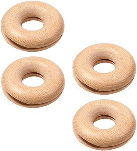 Clip de Madera Maciza de Alta Calidad para Sellar Bolsas, Ideal para Organización del Hogar, 4 Piezas, Clip para Bolsas de Comida y Snacks de Oficina - Product Image 2