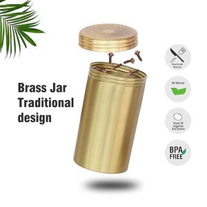 Recipiente de Latón de Primera Calidad, Económico, con Superficie Lisa para Azúcar, Té, Café y Uso en la Mesa de Comedor - Product Image 5