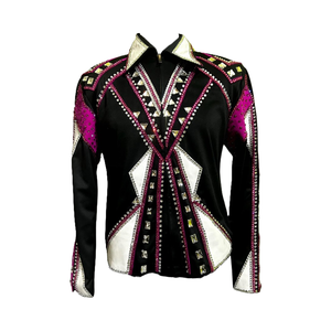 เสื้อแจ็คเก็ตขี่ม้าแบบมีซิปปิดที่หรูหราและมีสไตล์แบบพรีเมี่ยมสำหรับการขี่ม้าแบบตะวันตก - Product Image 1