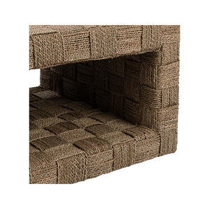 Table basse rectangulaire unique en jonc de mer tressé, style Mid-Century, fabriquée au Vietnam, vente en gros - Product Image 4