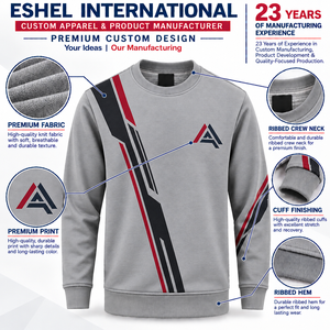 Sudaderas con estampado gráfico en tejido French Terry, fabricante de ropa de marca privada para marcas de ropa y compradores mayoristas en todo el mundo. - Product Image 1