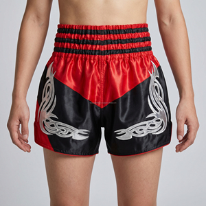 Pantalones Cortos de Kickboxing Unisex al por Mayor, Diseño Personalizado, Satén Elástico, Alta Calidad, para Luchadores Profesionales - Product Image 2