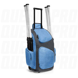 Bolsa de Béisbol con Ruedas Unisex, Capacidad para 4 Bates, Impermeable, de Nailon Resistente, 50-70L, Mochila para Equipo de Béisbol con Ruedas y Compartimento para Zapatos - Product Image 2
