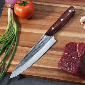 Cuchillo de Chef Forjado a Mano de 7.5 Pulgadas con Mango de Acero Inoxidable, Alta Dureza, Cuchillo de Cocina para Pescado, Cuchillo de Cocina con Mango de Madera de Ramas Ácidas - Product Image 3