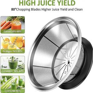 Extracteur <span class=keywords><strong>de</strong></span> jus presse-agrumes électrique mélangeur <span class=keywords><strong>de</strong></span> jus frais <span class=keywords><strong>de</strong></span> légumes séparateur centrifuge cuisine mélangeur automatique - Product Image 2