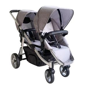 Poussette double compacte pliable multifonction en aluminium, classique, directement de l'usine, vente en gros, populaire, pour bébés jumeaux. - Product Image 3