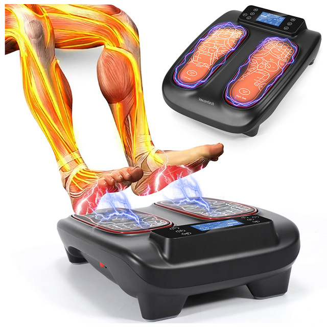 EMS Foot Massager Relaxation Massager for Release Foot and Leg Pain and Ionic Foot Detox