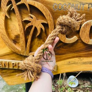 Juguete para masticar para mascotas de fibra de coco ecológico, producto Natural, juguete para masticar perros, venta al por mayor, cuerda de coco para masticar, juguete de bola de coco - Product Image 5