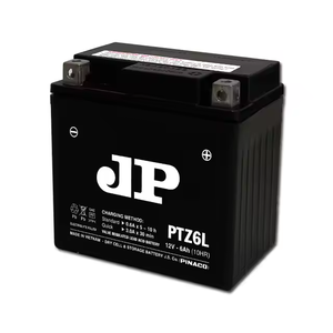 แบตเตอรี่มอเตอร์ไซค์ PTZ6L 12V 6Ah VRLA แบบปิดผนึก ไม่ต้องบำรุงรักษา พร้อมวาล์วระบายแรงดัน ขายส่งจากโรงงาน - Product Image 3