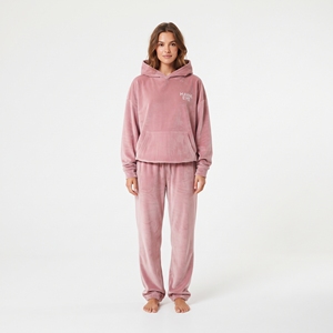 Custom Women's Cotton Oversized <b>Hoodie</b> and Sweatpants Set Breathable Pullover Gym <b>Running</b> Tracksuit Activewear - Product Image 5