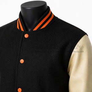 Chaqueta Varsity de Béisbol Unisex, Resistente al Viento, Transpirable, Ecológica, con Letras Bordadas, Personalizable con Etiqueta Privada - Product Image 6